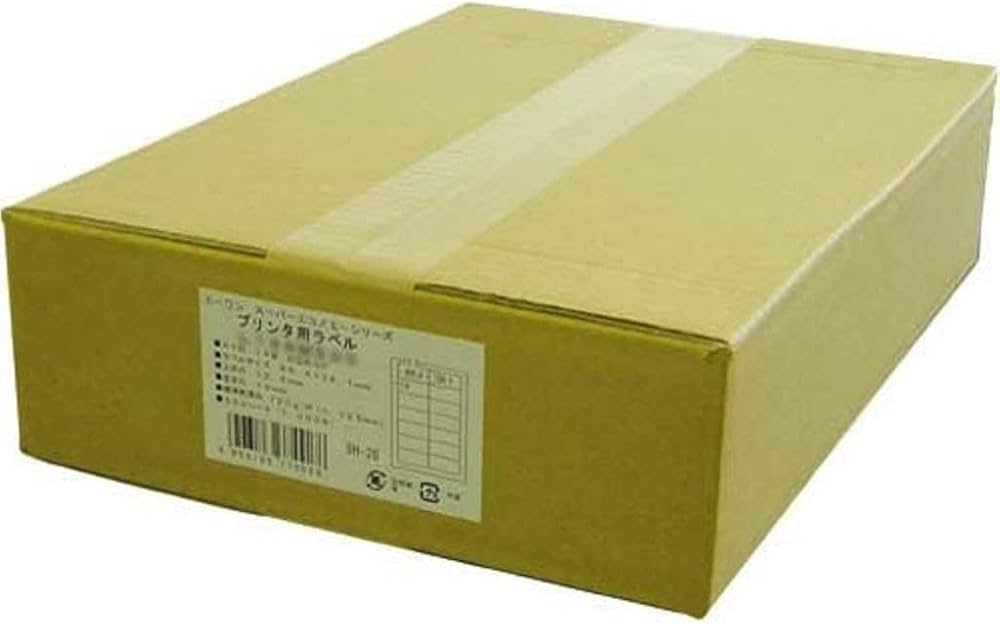 Amazon | エーワン ラベルシール A4 ノーカット 500シート L1AM500N