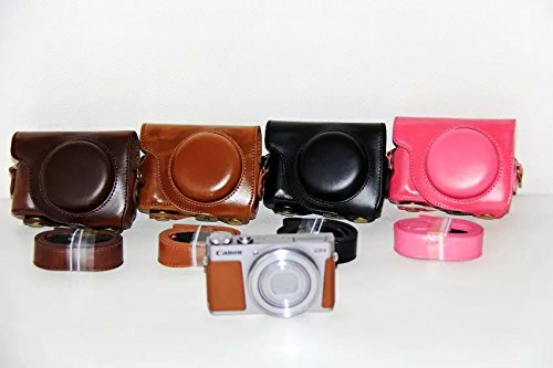 Amazon.co.jp: kinokoo Canon G9 X / G9X mark2 カメラケース PUレザー