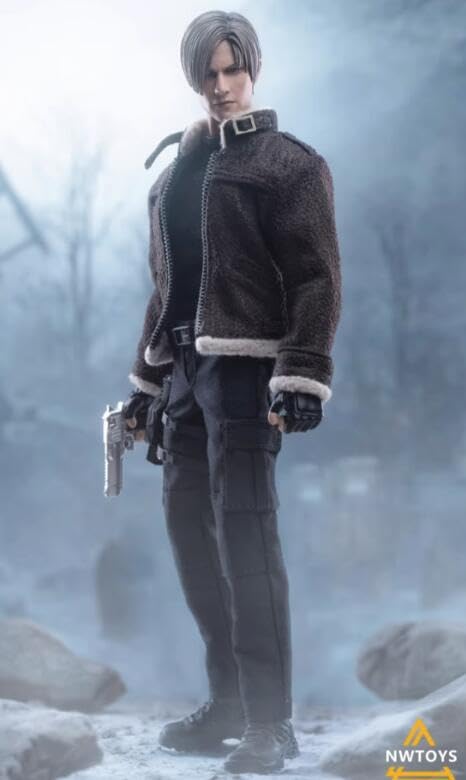 Amazon.co.jp: 「AC」Nwtoys レオン 1/12 男性 可動 アクション