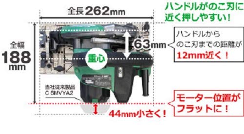 Amazon | HiKOKI(ハイコーキ) 旧日立工機 深切り電子丸のこ のこ刃径