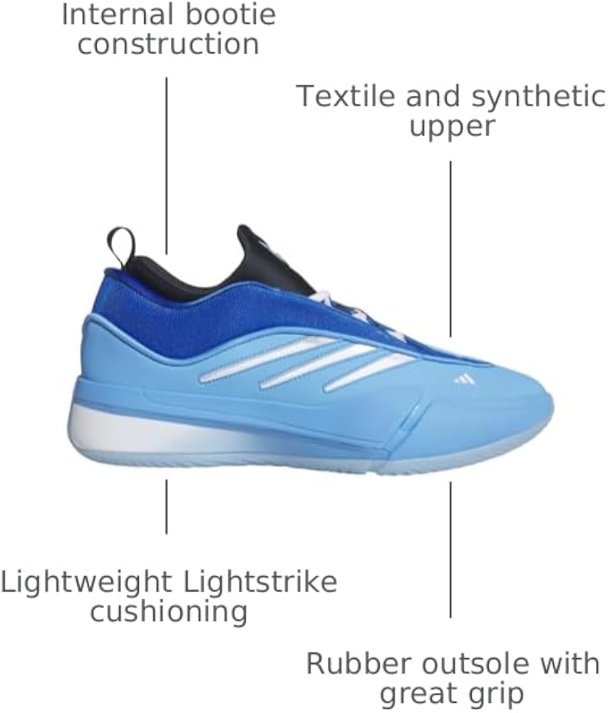 Amazon.com | Adidas Unisex-Adult Dame 9 Basketball, Blue Burst