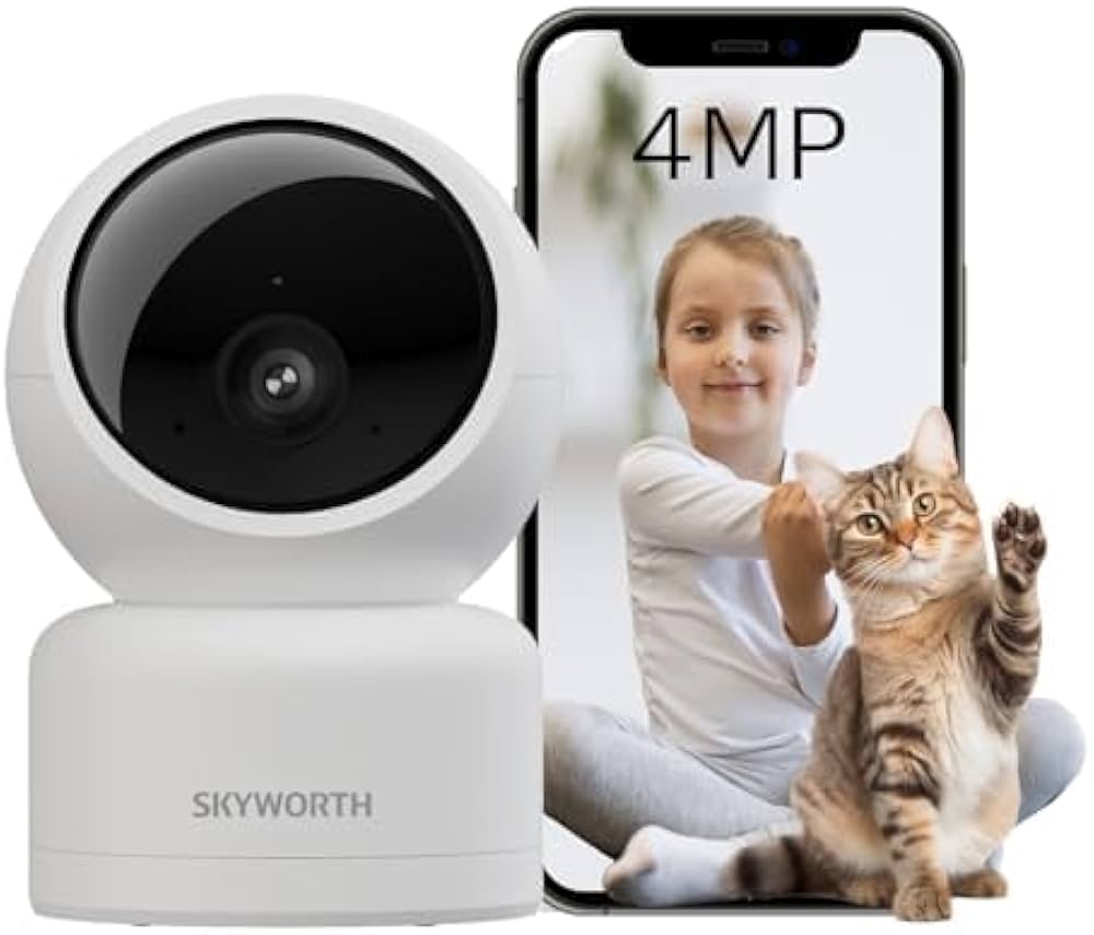 Amazon.co.jp: SKYWORTH 防犯カメラ ワイヤレス 屋内カメラ 工事不要