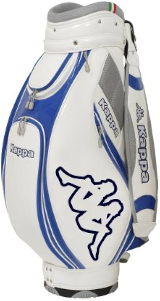 Amazon | Kappa(ゴルフ) キャディーバッグ ホワイト X GM08818 | Kappa