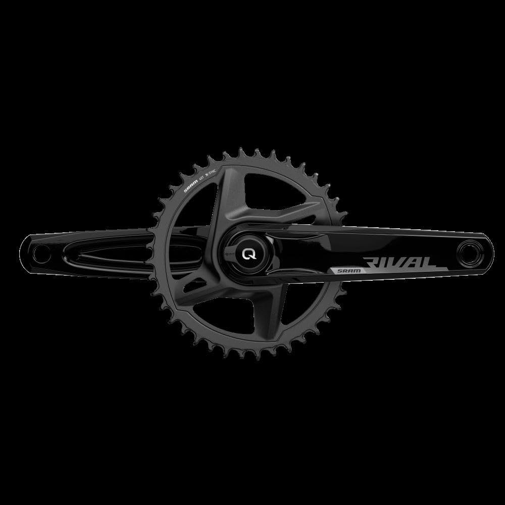 Amazon.com : SRAM Rival AXS 1x 12-Speed Power Meter Crankset Black