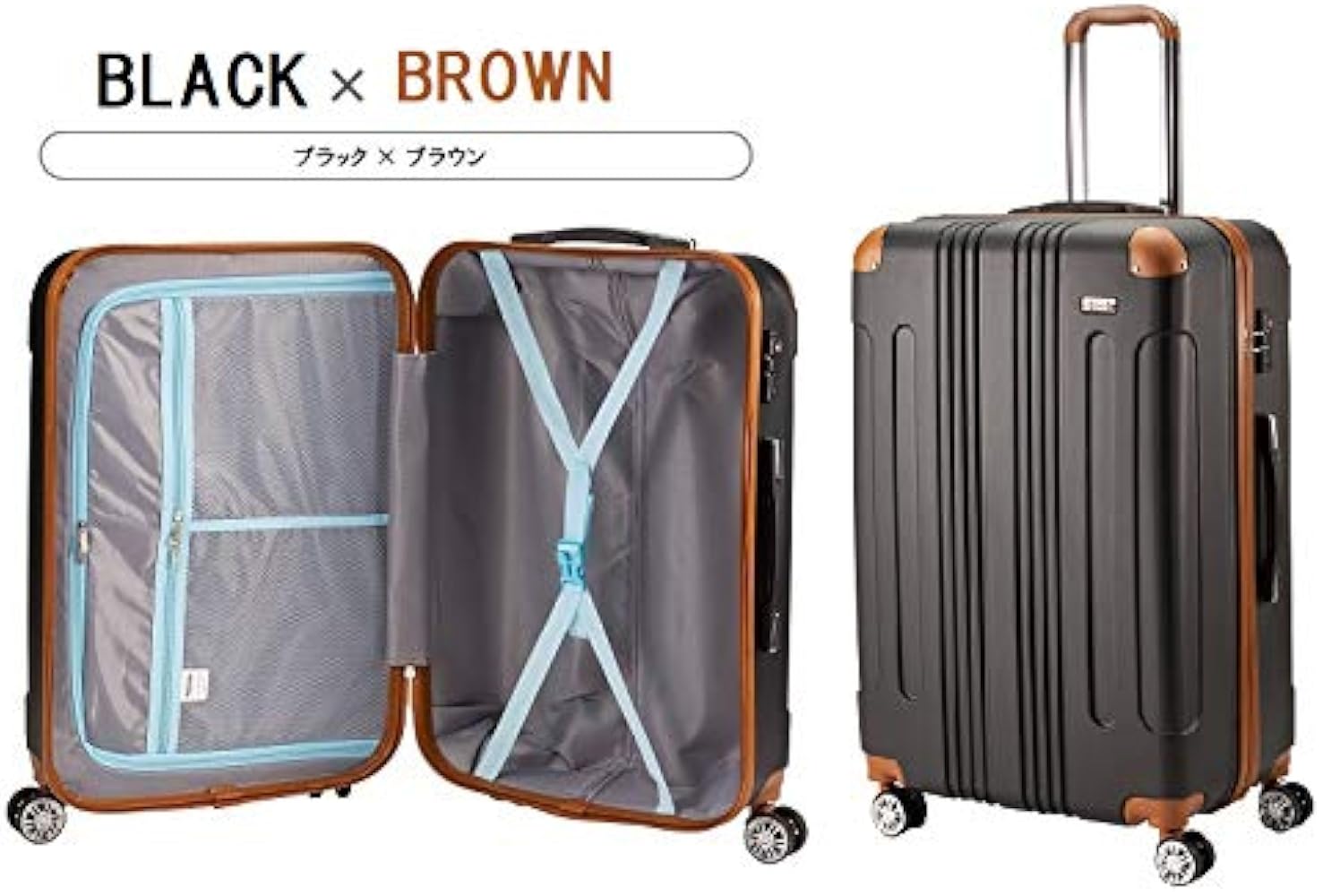 Amazon | [M∞K] スーツケース キャリーバッグ キャリーケース 機内