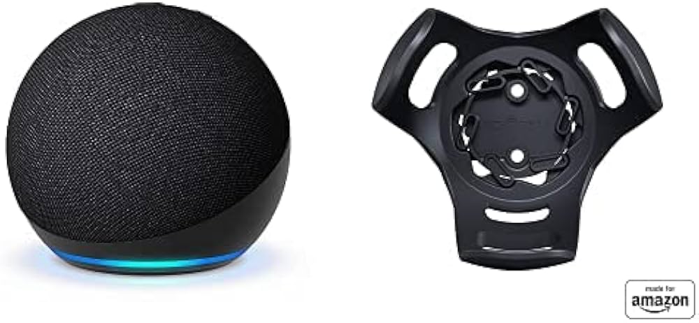 Amazon.com: Echo Dot (5th Gen, newest model) Charcoal with Wall