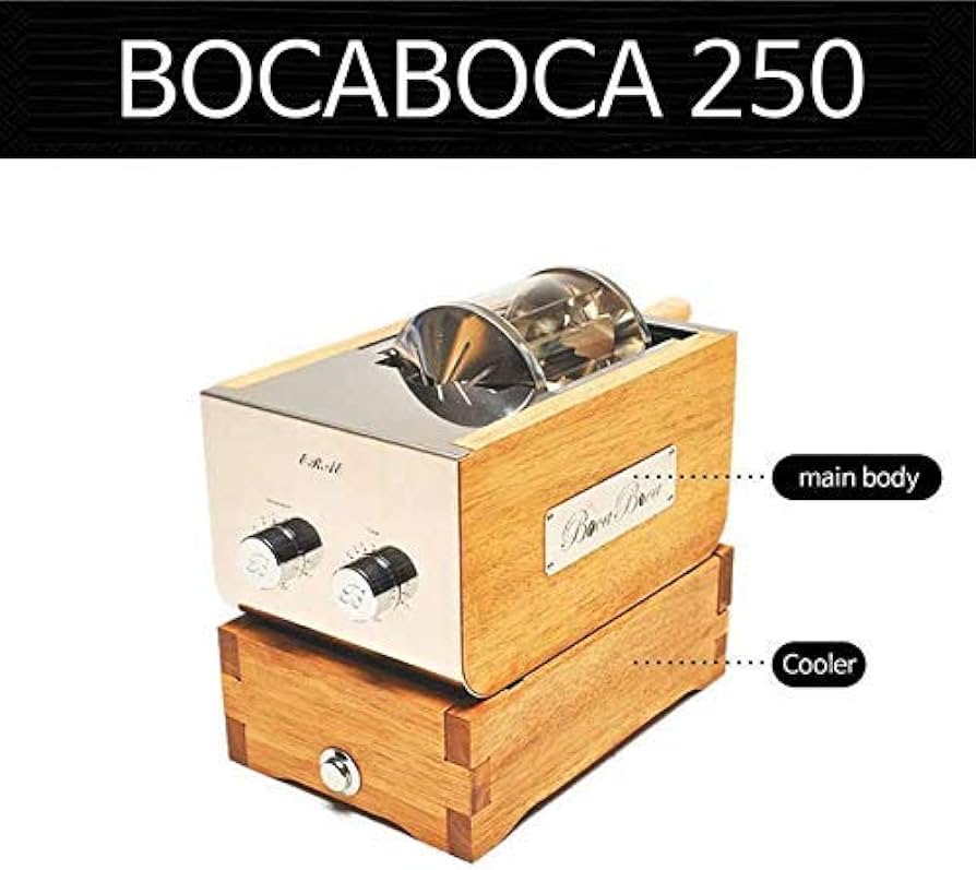 Amazon | BOCABOCA コーヒーロースター250 クーラー付き 110Ⅴ 家庭用