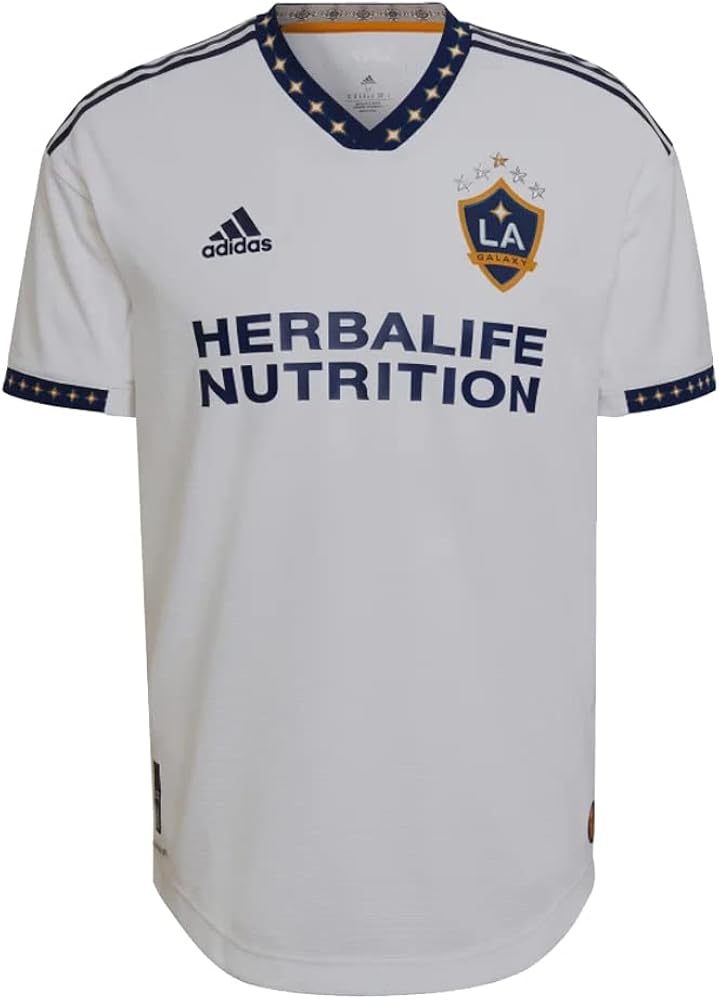 Amazon.com: adidas LA Galaxy Men's Authentic Home Jersey 22/23