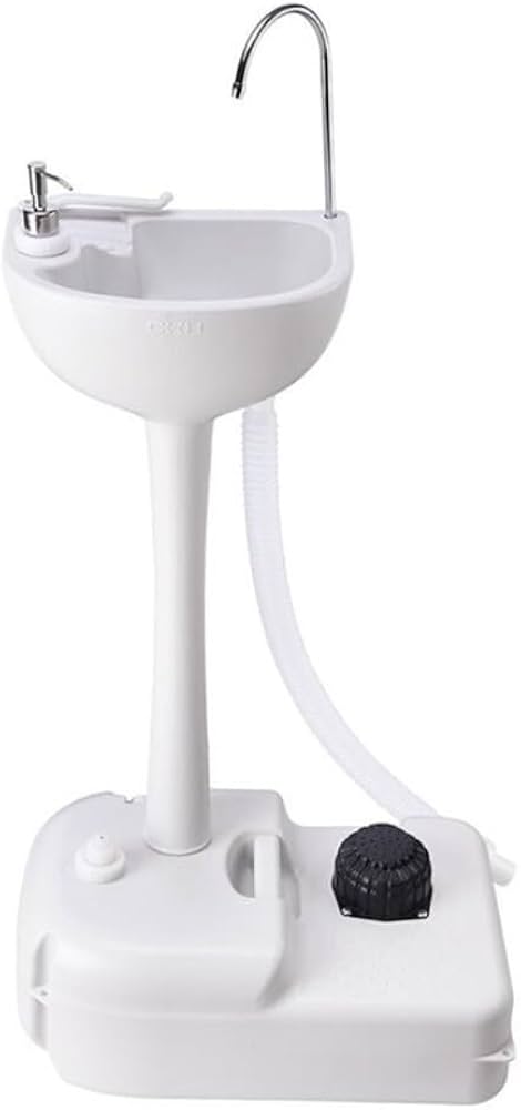 Amazon.co.jp: ポータブル洗面台シンク 手洗い台 手洗い場 タオル掛け