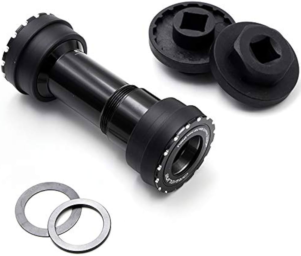 Amazon | Driveline 自転車 軽量 ボトムブラケット BBセット ロードBB