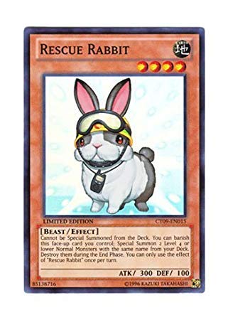 Amazon.co.jp: 遊戯王 英語版 CT09-EN015 Rescue Rabbit レスキュー