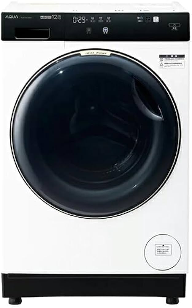 Amazon.co.jp: AQUA AQW-DX12R-L-W White Straight Drum 2.0 [Drum