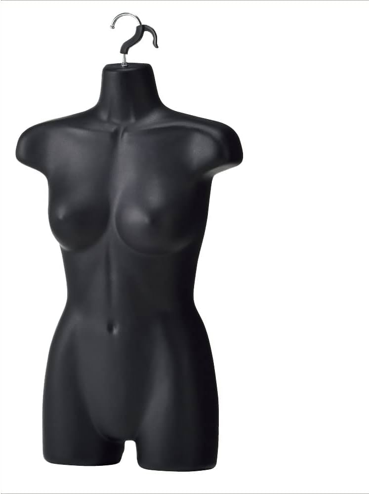 Amazon.co.jp: 婦人前面ハーフトルソー(つや消しタイプ) 腕無し 黒 1台
