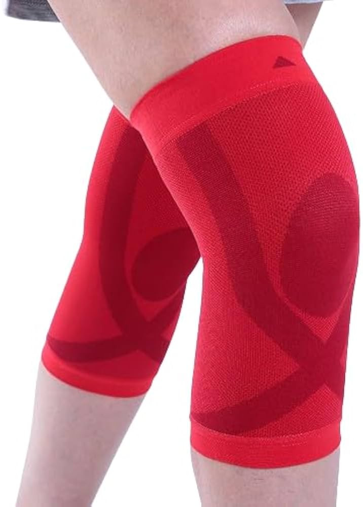 Amazon.co.jp: 三喜工業 すっきり軽々 赤ひざサポーター 両足組 膝