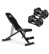 Amazon | 商品 トレーニングベンチ＋可変式 ダンベル 40kg