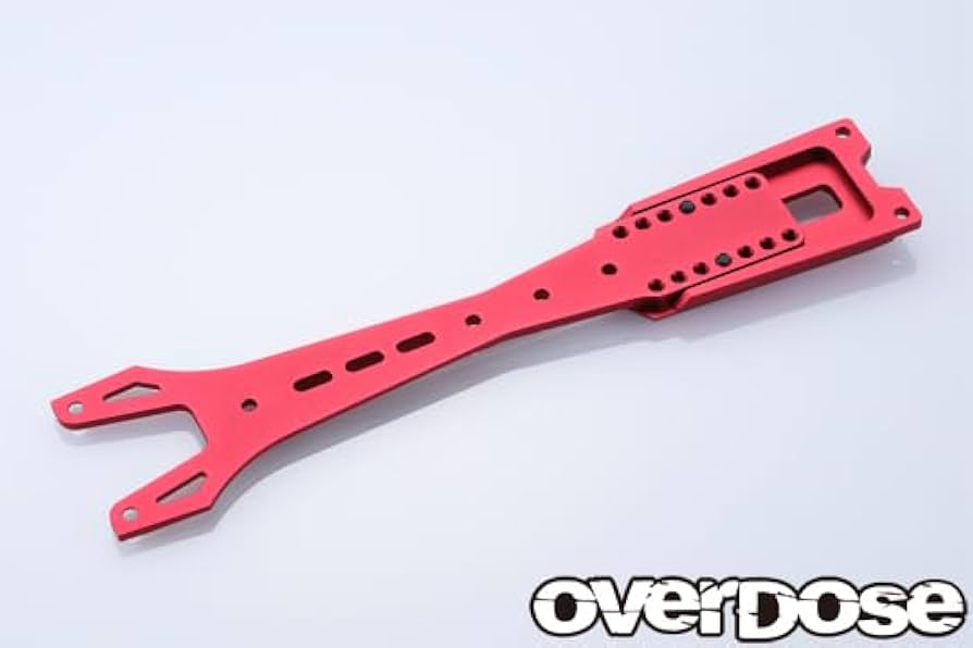 オーバードーズ overdoseアルミワンピースシャフト4mmレッド新品