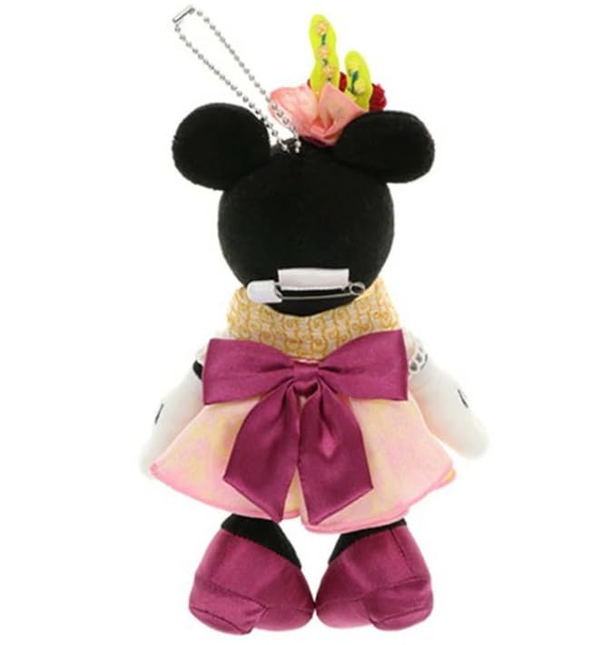 Amazon.co.jp: ミニー（ミニーマウス）ぬいぐるみバッジ ミニーの