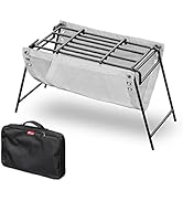 Amazon | FIELDOOR 自立式 折りたたみハンモック 【ダークブラウン