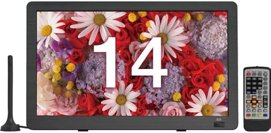 Amazon | TEES 14型ポータブルテレビ PTV-140-BK | ノーブランド品