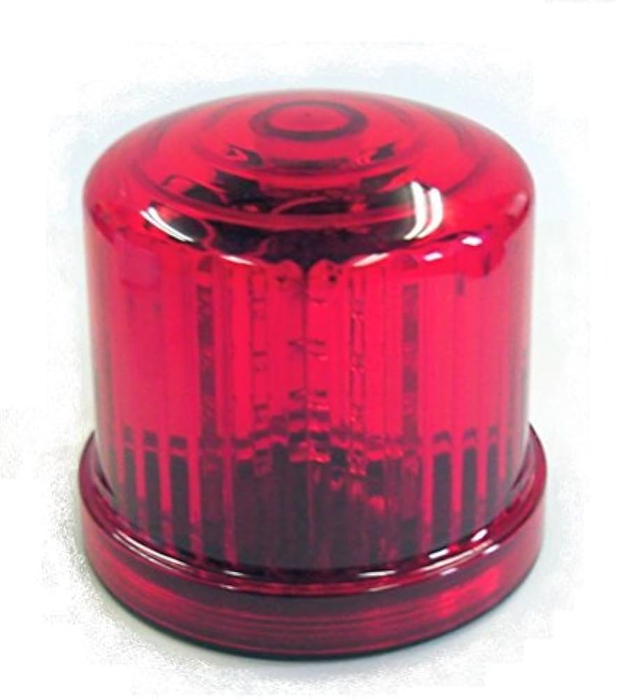 Amazon.co.jp: 新型・LED回転灯 赤色【回転・点滅】 電池式MK-Ⅱ 強力