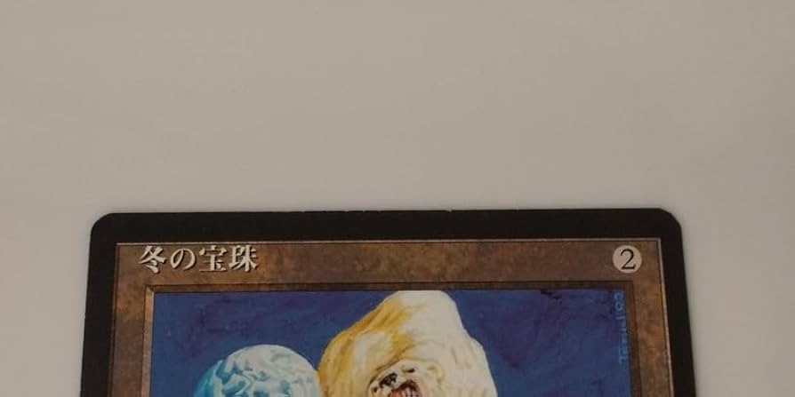 MTG 冬の宝珠 日本語 第4版 黒枠 旧枠 MTG 冬の宝珠 日本語 第4版 黒枠