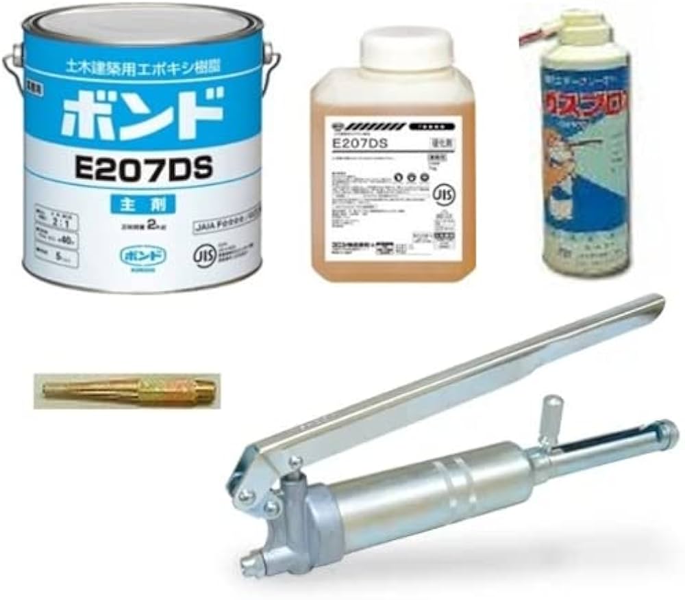 Amazon.co.jp: コニシボンド E207D（3kg）+ モルタル・外壁浮き注入