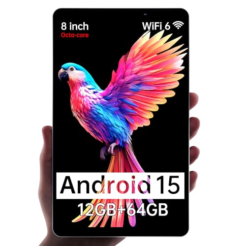 Amazon.co.jp: HAOVM M8 Android 15 タブレット 8インチ、8コアCPU