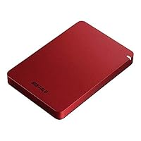 Amazon | BUFFALO USB3.1(Gen.1)対応 耐衝撃ポータブルHDD 1TB レッド