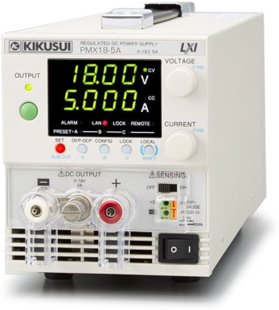 Amazon | 菊水電子工業 コンパクト直流安定化電源PMX18-5A（0～18V／0