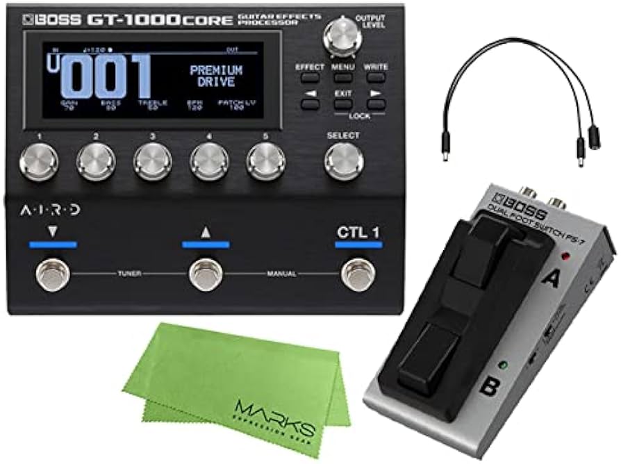 BOSS GT-1000CORE FS-7、VEXPRESSフットペダル 付き GT-1000CORE FS-7