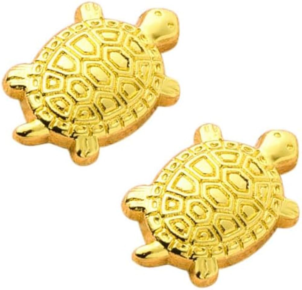 Amazon.co.jp: 2個 銭亀 金亀、 浅草寺の縁起物, 日本の浅草寺の幸運の