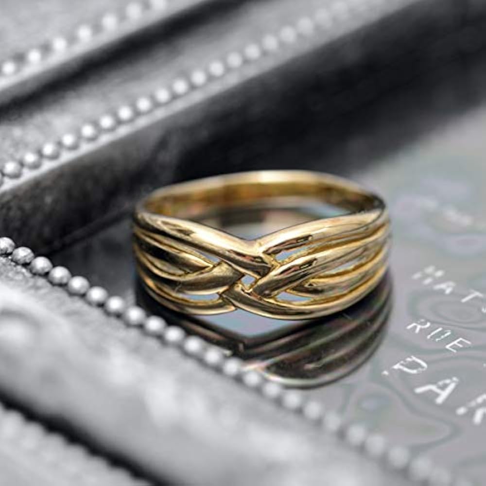 Amazon | 18金 リング 指輪 k18リング 18金ゴールドリング 18金