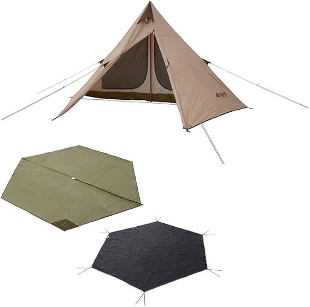 Amazon.co.jp: LOGOS TRADCANVAS TEPEE 2ルーム 300 NO.71805611 ワン