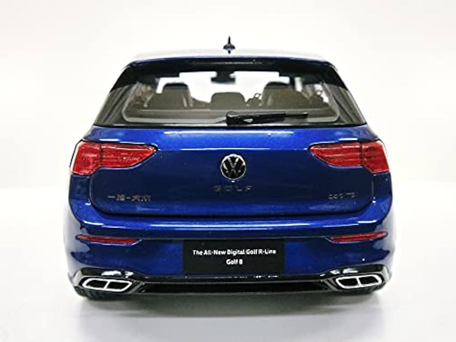 Amazon | VW特注 1/18 フォルクスワーゲン ゴルフ R-Line (ブルー