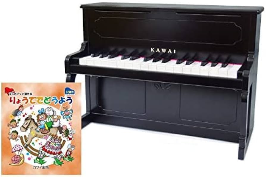Amazon | カワイ ミニピアノ アップライトピアノ ブラック 黒 木製