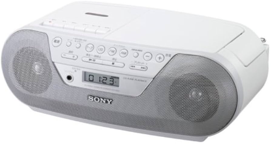 Amazon.co.jp: SONY CD Radio Cassette Coder S05 White CFD-S05/W