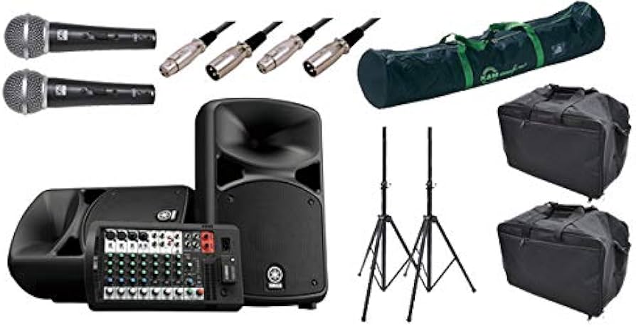 Amazon | YAMAHA (ヤマハ) 簡易PAシステム STAGEPAS 600BT マイク2本