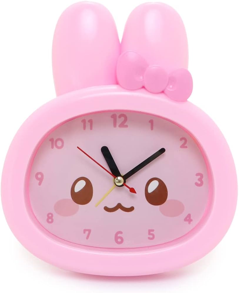 Amazon.co.jp: マザーガーデン うさもも お顔 目覚まし時計 : ホーム