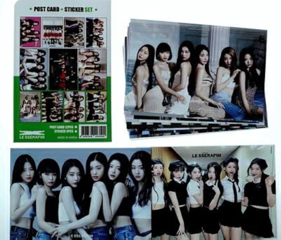 Amazon.co.jp: LE SSERAFIM ルセラフィム グッズ ポストカード セット
