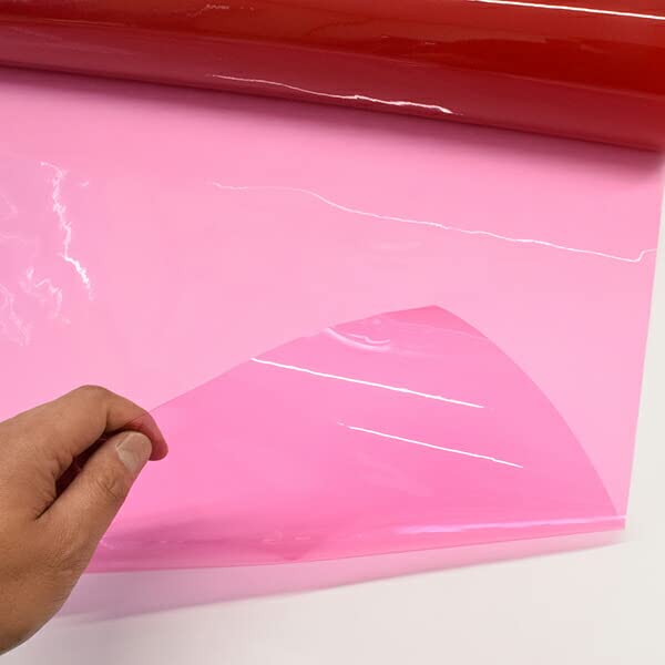 Amazon | 半透明 カラー ビニールシート ピンク 1mm厚 915mm幅 長さ0.8