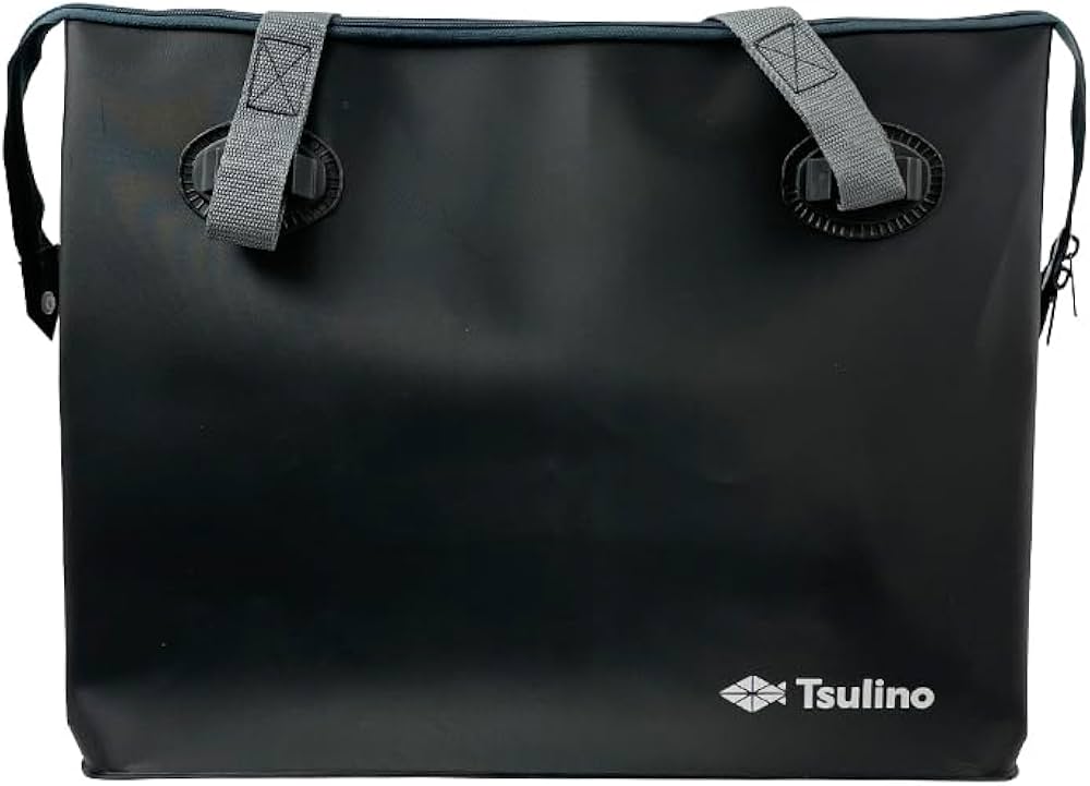 Amazon.co.jp: [ツリノ] 防水ハンディバッグ ブラック 縦38cm×横49cm