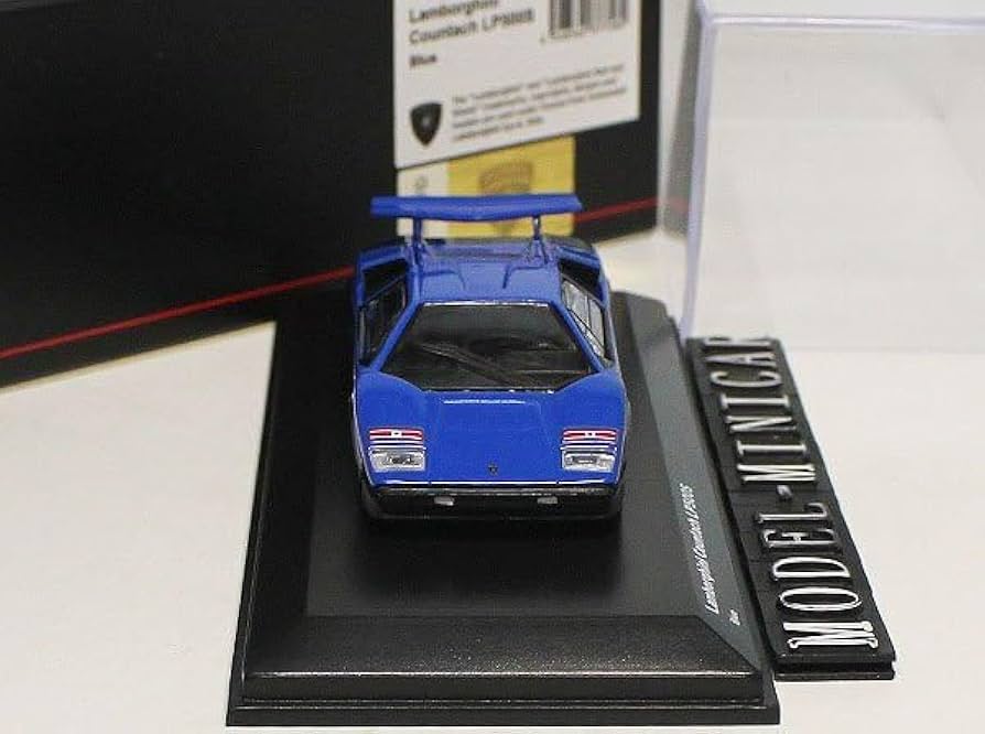 Amazon.co.jp: △超希少！Blue！KYOSHO 1/64 ランボルギーニ COUNTACH