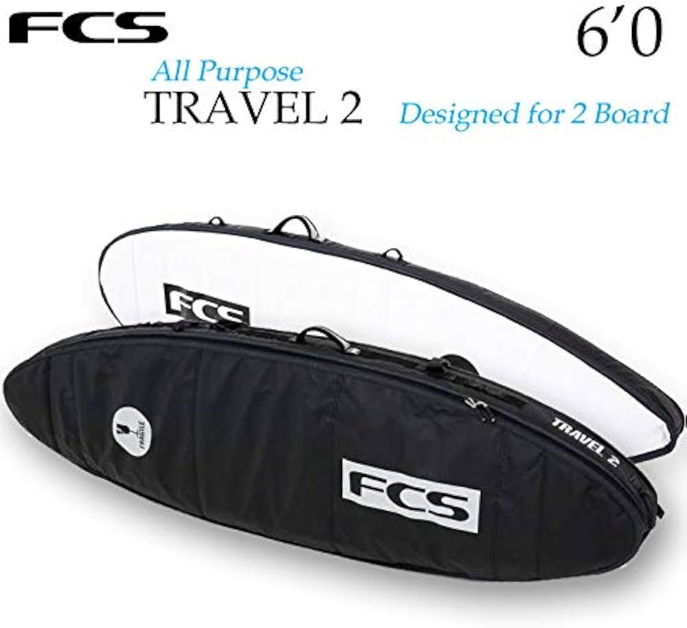 Amazon.co.jp: FCS Surfboard Hard Case TRAVEL2 [6'0] ALL PURPOSE