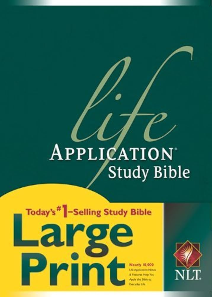 NLT Life Application Study Bible, Second Edition, Large Print (Red