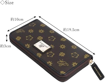 Amazon.co.jp: ルイ・ガルシア コインが分けられる ラウンドファスナー