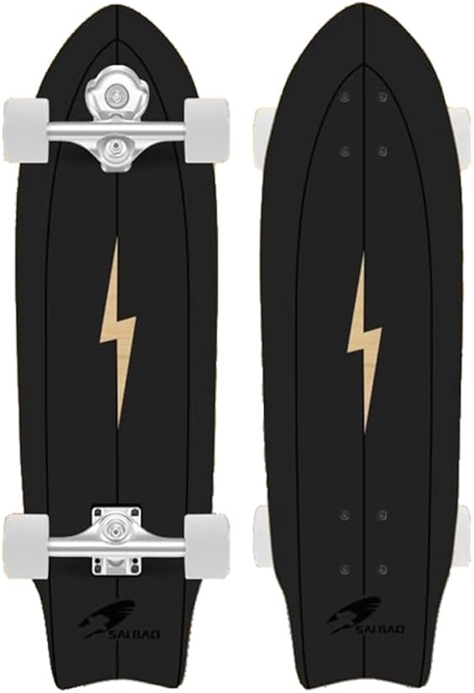 Amazon | Sironoa サーフスケートボード 32インチ スケボー クルーザー