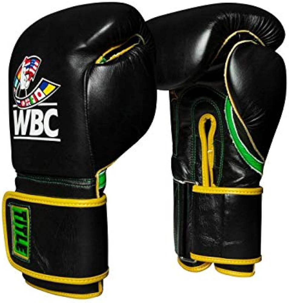 Amazon.co.jp: Title Boxing WBC バッググローブ、ブラック/グリーン
