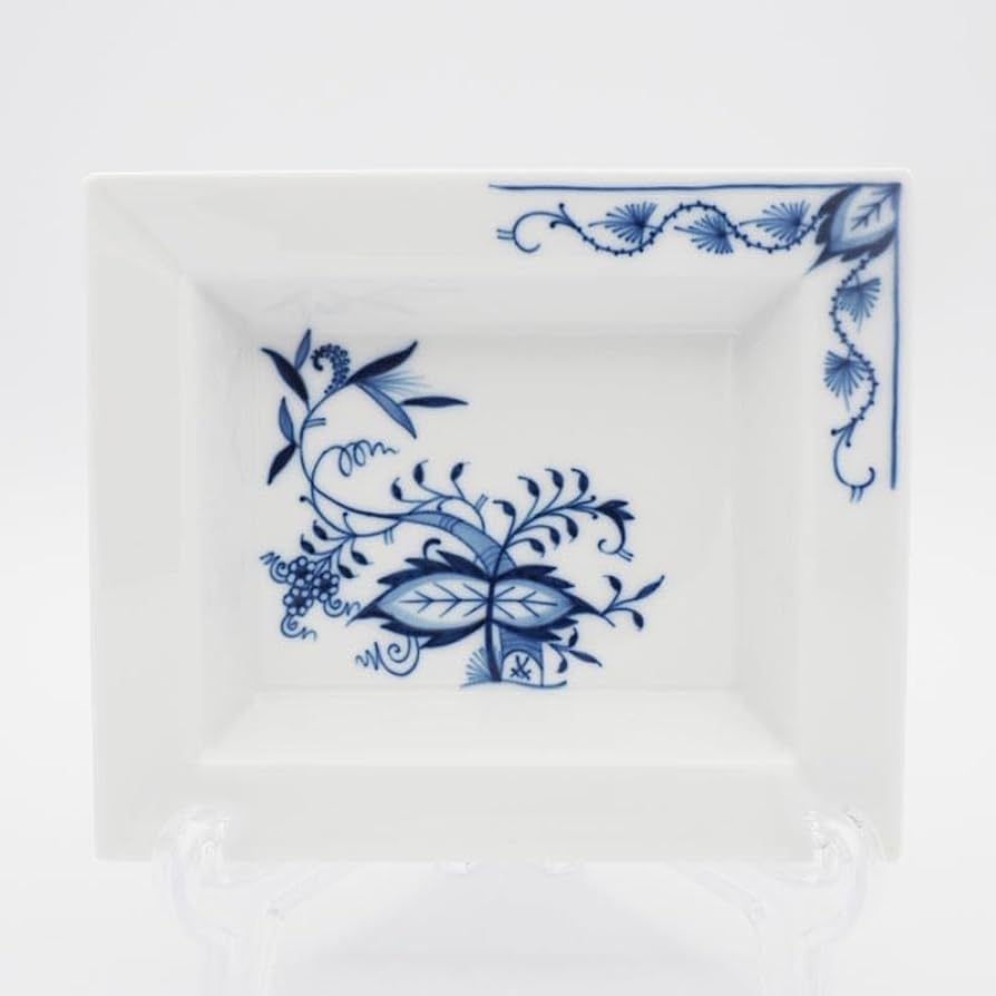 Amazon.co.jp: マイセン MEISSEN ブルーオニオン スクエア トレー