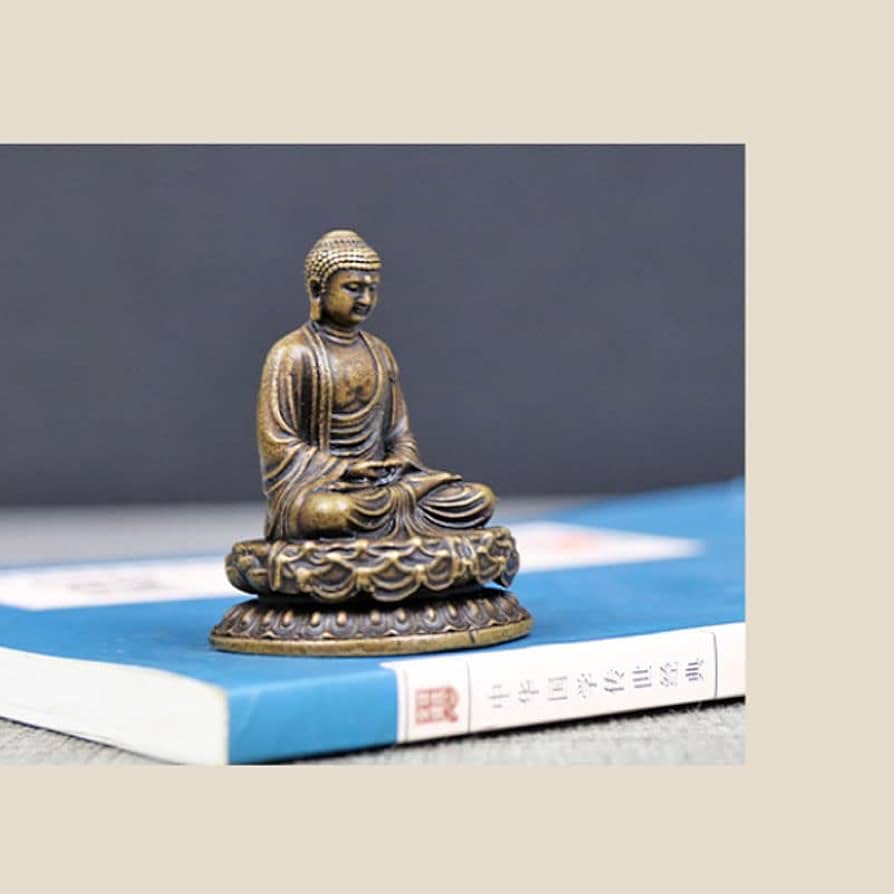Amazon｜ミニ 仏像 釈迦如来座像 5cm『曹洞宗・臨済宗・天台宗』銅製