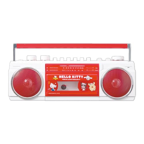 令和仕様のキティちゃんラジカセ。BluetoothはあるけどCDはなし
